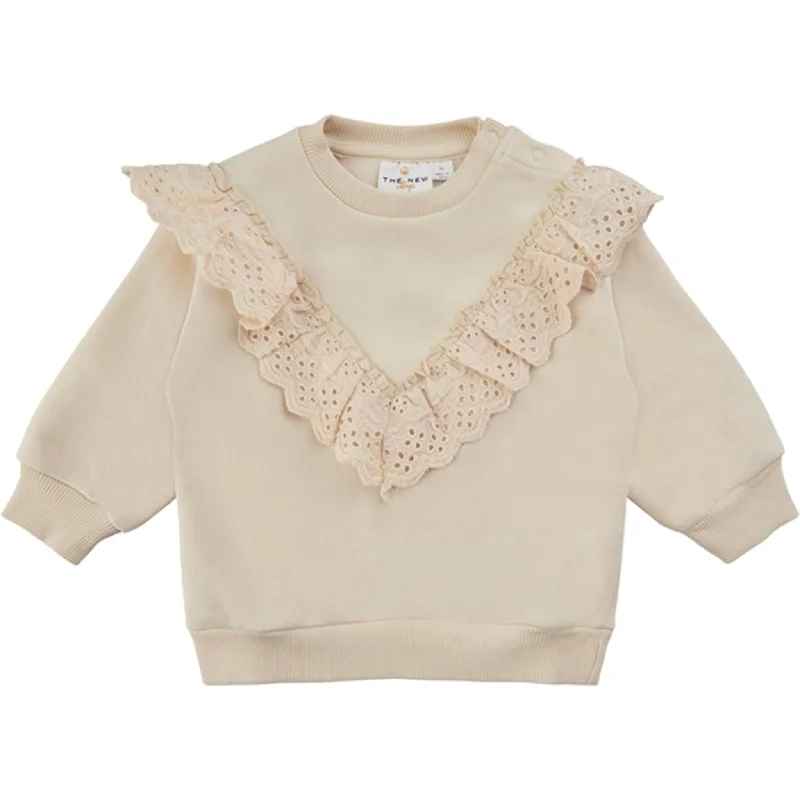 THE NEW Siblings White Swan Fully Sweatshirt Refined Women's Velvet