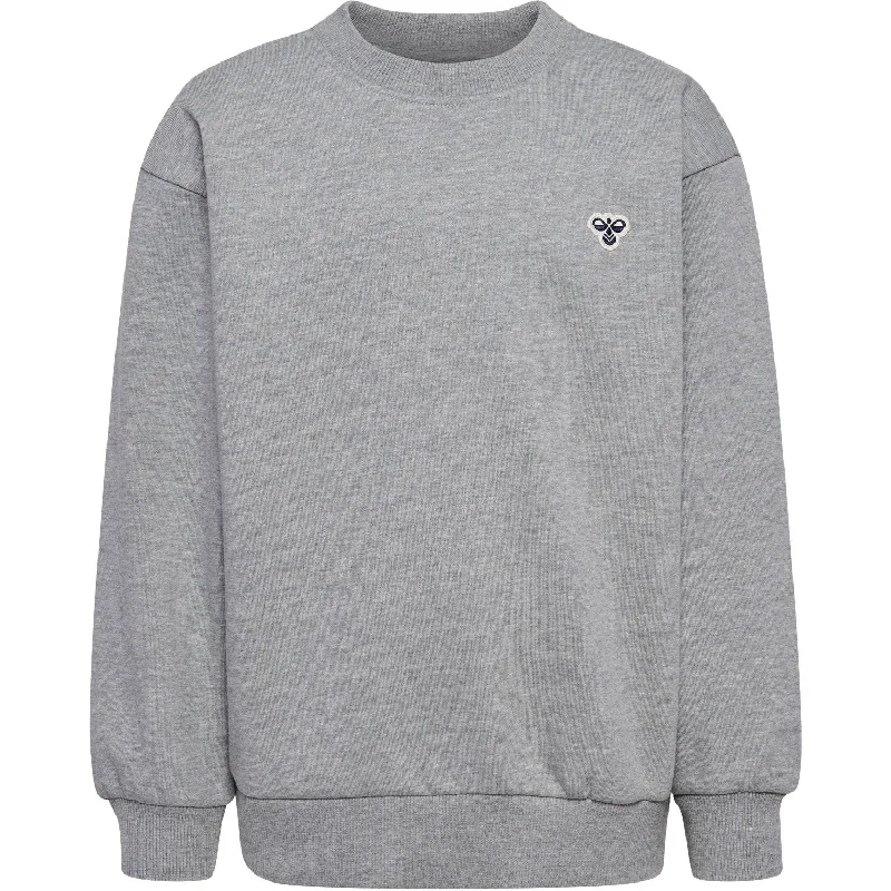 Hummel Grey Melange Loose Sweatshirts Bee Bold Women's Animal Print