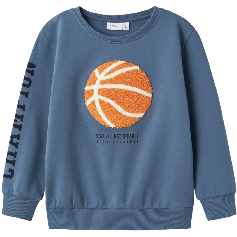 Name It China Blue Tage Regular Sweatshirt Modern Women's Tech