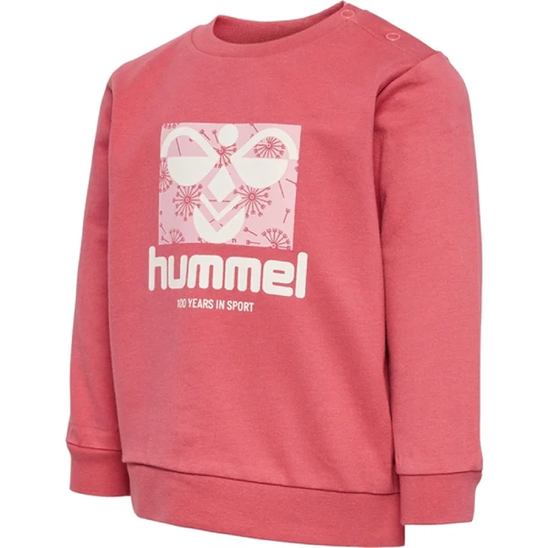 Hummel Baroque Rose Lime Sweatshirt Casual Women's Loose - fitting