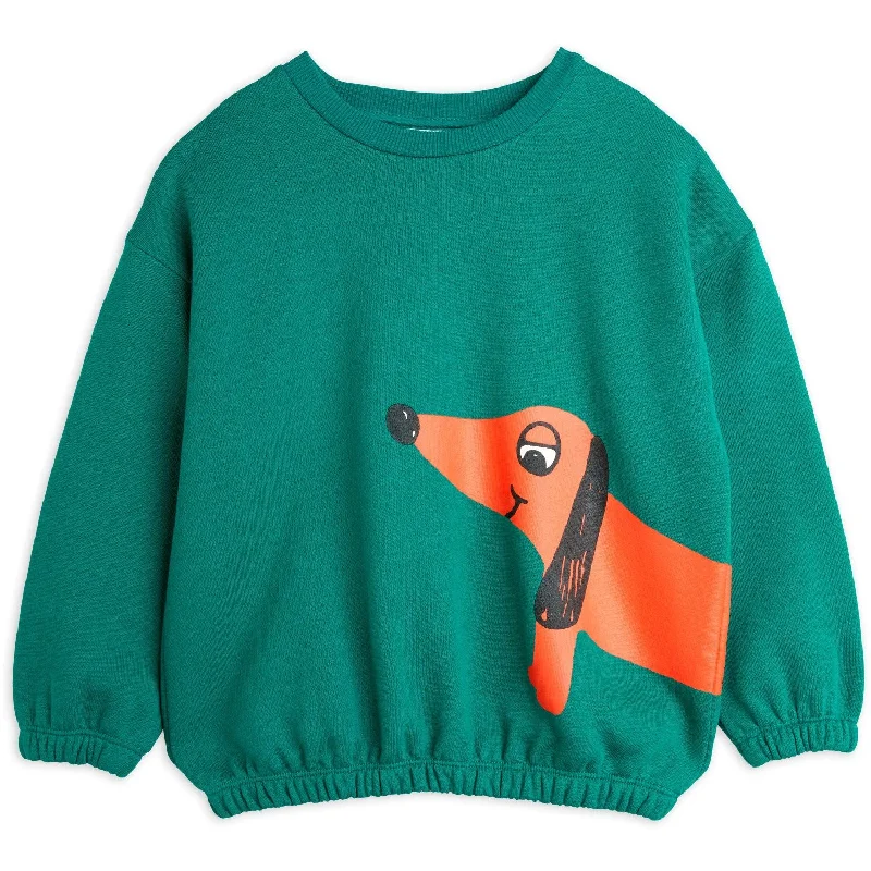 Mini Rodini Green Dog Sp Sweatshirt Refined Women's Classic 