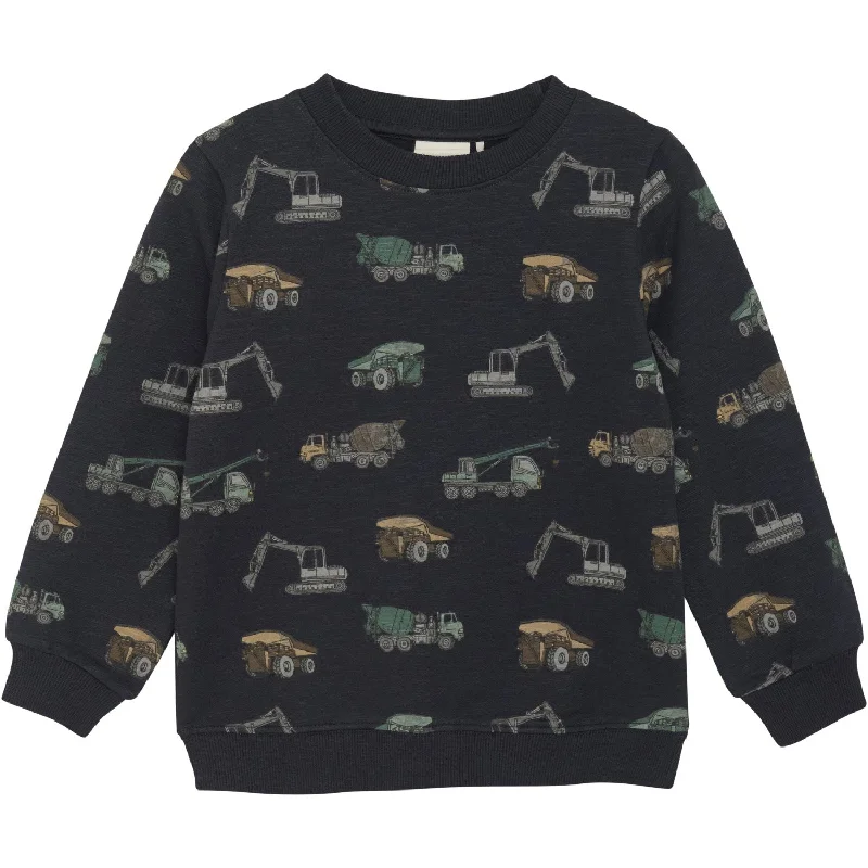 Minymo Dark Navy Sweatshirt AOP Bold Women's Statement