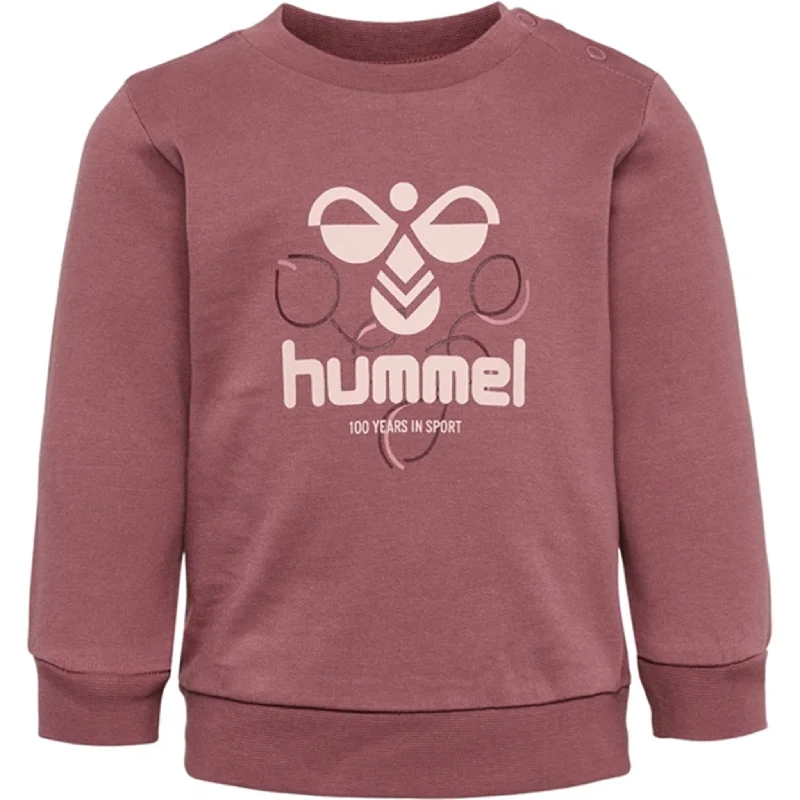 Hummel Rose Brown Lime Sweatshirt Sustainable Organic