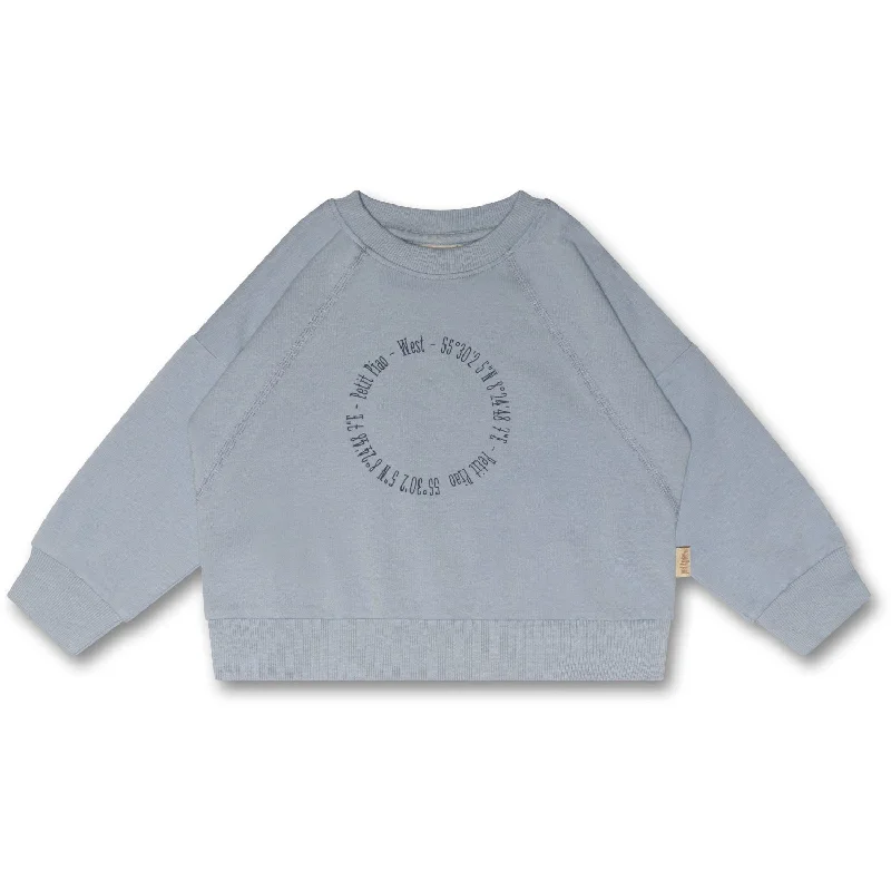 Petit Piao Spring Blue Sweatshirt Haw Bohemian Women's Free