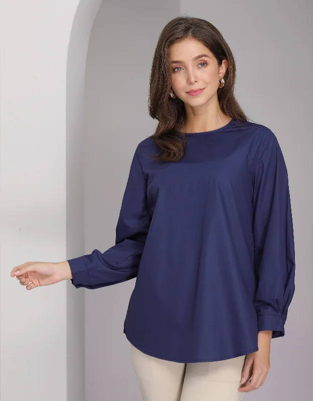 OWENA TOP (BLUE) Hip Women's Retro